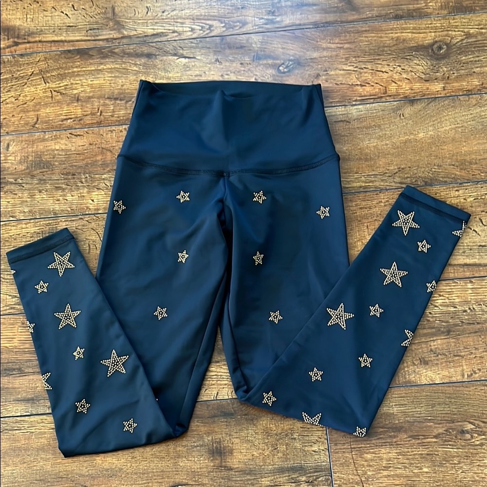 Beach Riot Starry Black Leggings
